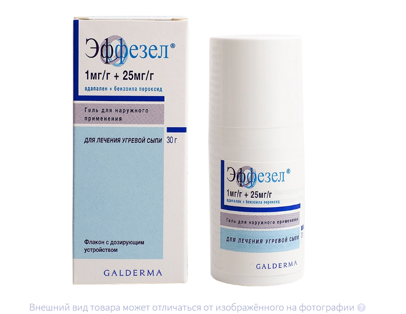 ЭФФЕЗЕЛ гель (туба) 1мг/г+25мг/г - 30г n1