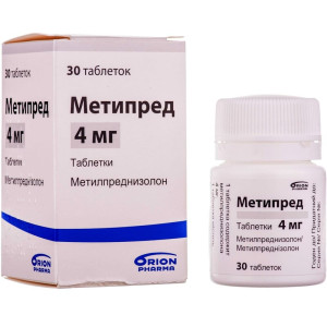 МЕТИПРЕД таб 4мг n30