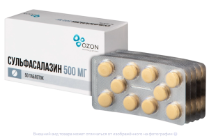 СУЛЬФАСАЛАЗИН таб 500мг n50