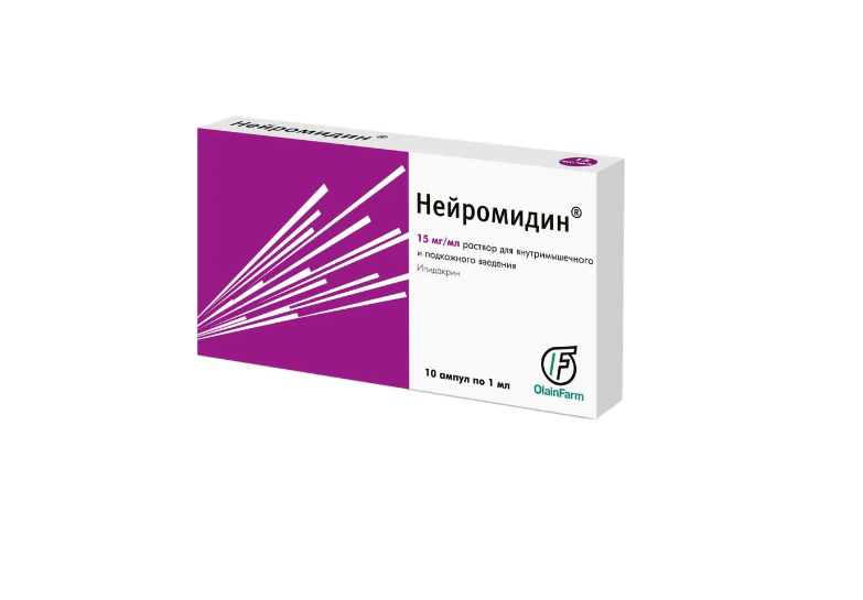 НЕЙРОМИДИН р-р д/ин. (амп.) 15мг/мл - 1мл n10