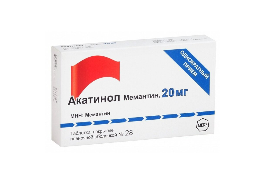 АКАТИНОЛ МЕМАНТИН таб п/об 20мг n28
