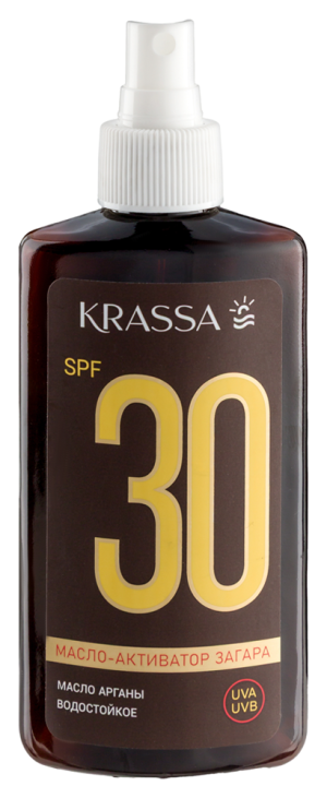 КРАССА (KRASSA) масло-активатор загара 150мл 30