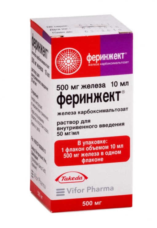 ФЕРИНЖЕКТ р-р д/ин. (фл.) 50мг/мл - 10мл n1