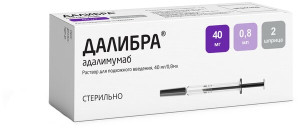 ДАЛИБРА р-р д/ин. (шприц) 40мг - 0.8мл n2