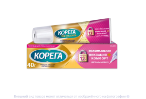 КОРЕГА крем Максимальная фиксация и свежесть 40г