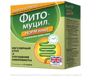 ФИТОМУЦИЛ НОРМ ПЛЮС пор. (пак.) 6г n10