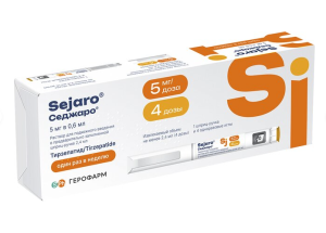 СЕДЖАРО р-р д/ин. (шприц-ручка) 5мг - 2.4мл n1