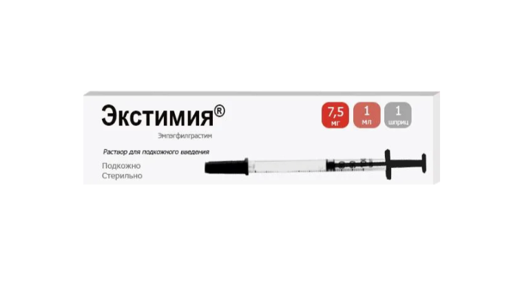 ЭКСТИМИЯ р-р д/ин. (шприц) 7.5мг/мл - 1мл n1