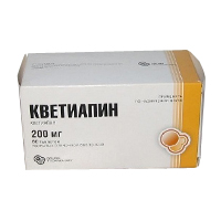 КВЕТИАПИН таб п/об 200мг 60 шт.