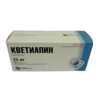 КВЕТИАПИН таб п/об 25мг 60 шт.