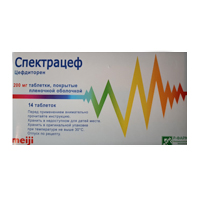 Спектрацеф таб. п/пл. об. 400мг №10