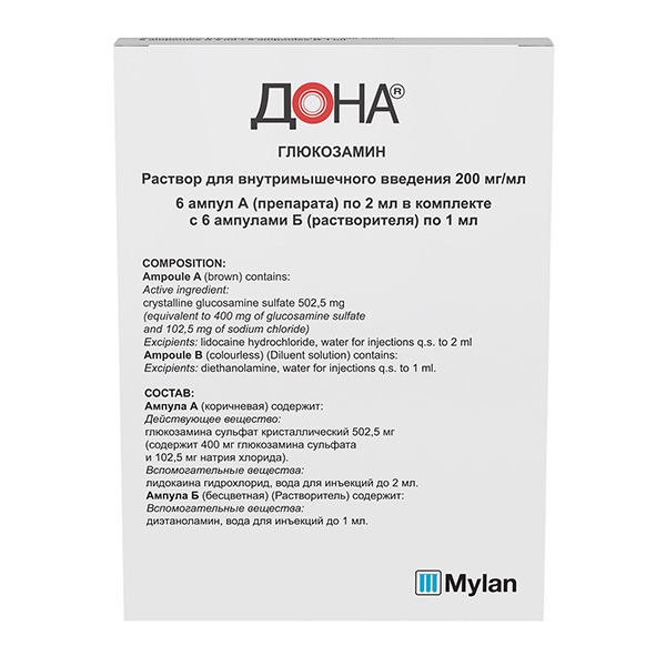 ДОНА р-р д/ин. (амп.) 2мл - 400мг 6 шт.