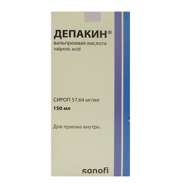 ДЕПАКИН сироп (фл.) 5.7% - 150мл 1 шт.