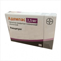 АДЕМПАС таб п/об 2.5мг 42 шт.