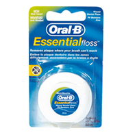 ОРАЛ-БИ (ORAL-B) зубная нить Essentail Floss Вощеная