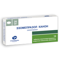 ЭЗОМЕПРАЗОЛ таб п/об 20мг 28 шт.