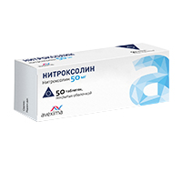 НИТРОКСОЛИН таб п/об 50мг 50 шт.