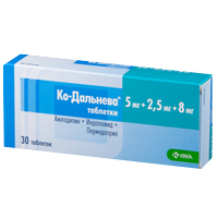 КО-ДАЛЬНЕВА таб 5мг+2.5мг+8мг 30 шт.