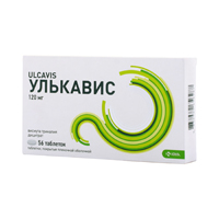 УЛЬКАВИС таб п/об 120мг 56 шт.