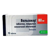 ВАЛЬСАКОР таб п/об 80мг 90 шт.