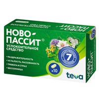 НОВО-ПАССИТ таб п/об 10 шт.