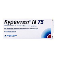 КУРАНТИЛ таб п/об 75мг 40 шт.
