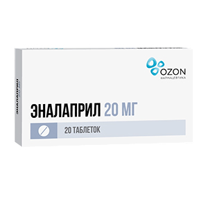 ЭНАЛАПРИЛ таб 20мг n28