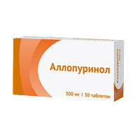 АЛЛОПУРИНОЛ таб 300мг 30 шт.