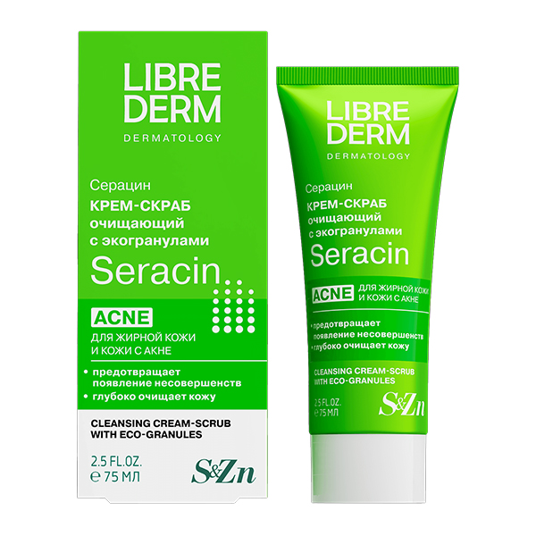 ЛИБРИДЕРМ (LIBREDERM) Серацин крем-скраб 75мл