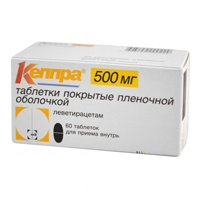 КЕППРА таб п/об 500мг 60 шт.