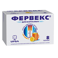 ФЕРВЕКС пор. без сахара (саше) 8 шт. Лимонный