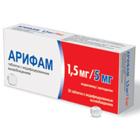 АРИФАМ таб 1.5мг+5мг 30 шт.