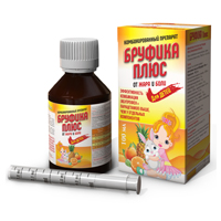 БРУФИКА ПЛЮС сусп. дет. (фл.) 100мг+162.5мг/5мл - 100мл
