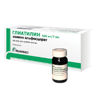 ГЛИАТИЛИН р-р д/вн. прим. (фл.) 600мг - 7мл 10 шт.