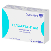 ТЕЛСАРТАН АМ таб 10мг+40мг 28 шт.