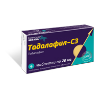 ТАДАЛАФИЛ таб п/об 20мг 4 шт.
