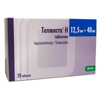 ТЕЛМИСТА H таб 40мг+12.5мг 28 шт.