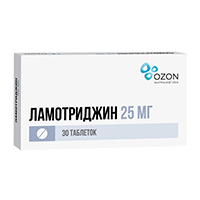 ЛАМОТРИДЖИН таб 25мг 30 шт.