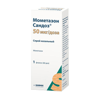 МОМЕТАЗОН спрей назал. (фл.) 50мкг/доза 140доз