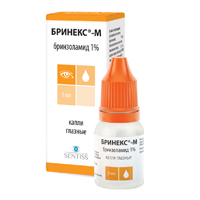 БРИНЕКС-М капли гл. (фл.) 1% - 5мл 1 шт. БРИНЕКС-М капли гл. (фл.) 1% - 5мл 1 шт.