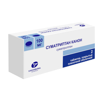 СУМАТРИПТАН таб п/об 100мг 10 шт.