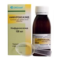 НИФУРОКСАЗИД сусп. д/приема внутрь 200мг/5мл - 100мл n1
