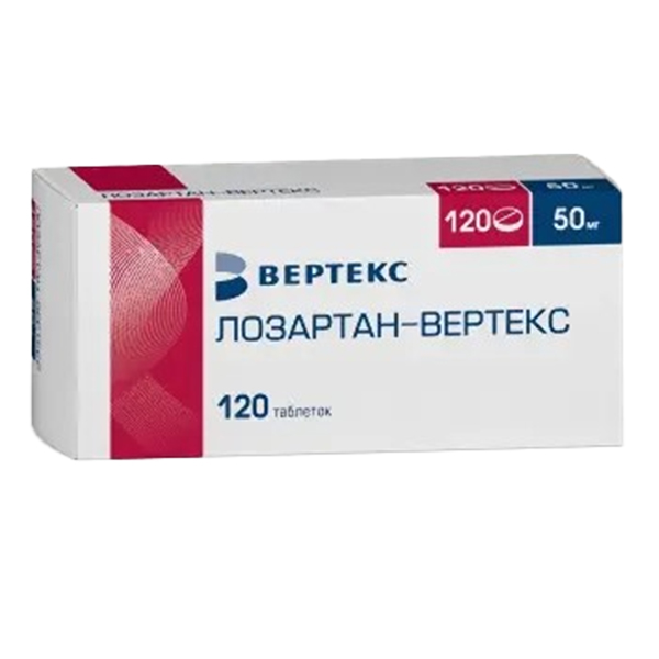 ЛОЗАРТАН таб п/об 50мг 30 шт.