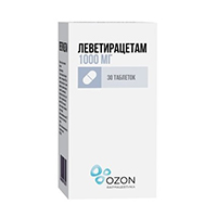 ЛЕВЕТИРАЦЕТАМ таб п/об 1000мг 30 шт.