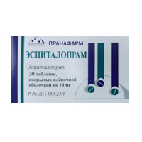 ЭСЦИТАЛОПРАМ таб п/об 10мг 30 шт.