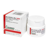 НАТЕКАЛЬ 1000 таб дисперг. 600мг+1000МЕ 30 шт.