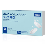 АМОКСИЦИЛЛИН таб 1000мг 12 шт.