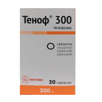ТЕНОФ таб п/об 300мг 30 шт. ТЕНОФ таб п/об 300мг 30 шт.