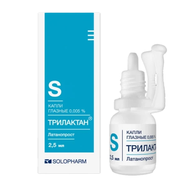 ТРИЛАКТАН капли гл. (фл.-кап.) 0.005% - 2.5мл 3 шт.
