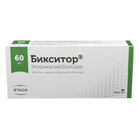 БИКСИТОР таб п/об 60мг 30 шт.